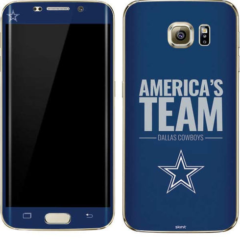 NFL Dallas Cowboys Team Motto Galaxy S7 Edge Skin